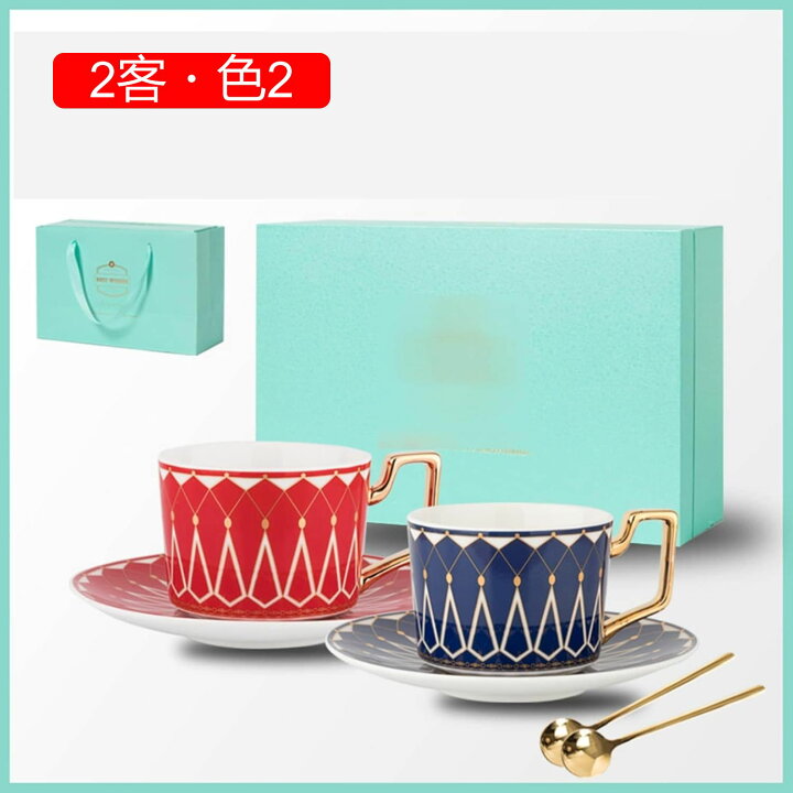 楽天市場】2客セット カップ&ソーサー ティーセット 陶器 ウォーター  