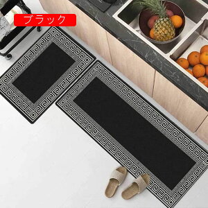 ���փ}�b�g �L�b�`���}�b�g �k�� �C���e���A �u���b�N �����` 50x80cm+50x160cm �h�� �􂦂� �ᔽ�� ���� �z�� ����Ȃ� ����~�ߕt�� �h�_�j���H �l�G�ʗp �h�� �_�C�j���O���[��