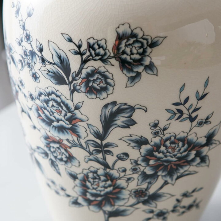 楽天市場】陶器 花瓶 一輪挿し ドライフラワー 花束 造花 生け花 花柄 