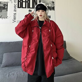 全2色 ジャケット 長袖 切り替え 体型カバー 大きいサイズあり 原宿系ファッション 韓国風ダンス 衣装 ヒップホップ HIPHOP 個性 奇抜 かわいい 青文字系 アウター コート トップス レディース 女