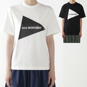 �A���h�����_�[ AND WANDER and wander big logo 25AAW5184095 [T�V���c]