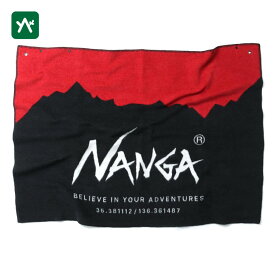 ナンガ NANGA FLAME RESISTANT LOGO BLANKET RED×BLK N1FRG5N5 [難燃ブランケット]【不定期セール/セール価格品は返品・交換不可】