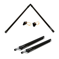 ニーモ NEMO Adjustable Tarp Pole L (203-251 cm) Set (2-Pack+Extension) NEM418-003025-BLK006 [ター…