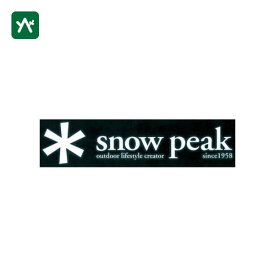 スノーピーク snow peak ロゴステッカー アスタリスクL NV-008 [大判]【セール価格品は返品・交換不可】