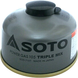 ソト SOTO パワーガス105トリプルミックス SOD-710T [燃料 OD缶]