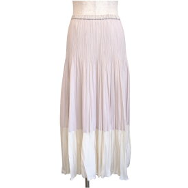 【30%OFF】 セール [ADWS]TWO-TONE PLEATED SKIRT adawas 夏物 ファッション レディース 可愛い オシャレ 人気 自然 女性らしい 着心地がよく 魅力 ADWS 301-16