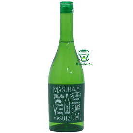 桝田酒造店【富山の地酒】満寿泉 (マスイズミ) GREEN 火入 グリーン MASUIZUMI 720ml 純米酒 TOYAMA HIGASHI IWASE JAPANESE SAKE Masuda Sake Company 清酒 北陸 2023vintage 限定品 ライムやレモンなどの柑橘の香りとハーブの青々しいニュアンスを表現しました。