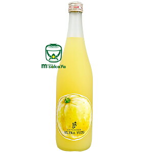 千代むすび酒造【 リキュール 6度 】 CHIYOMUSUBI ULTRA YUZU チヨムスビ ウルトラ ユズ 720ml ultra yuzu 果汁をふんだんに使用 天然柚子本来の爽やかな香り 酸味を感じられる 柚子酒 鳥取 和 リキュー