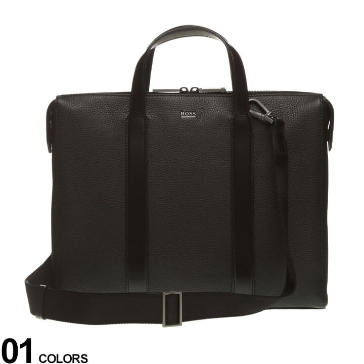 楽天市場】HUGO BOSS (ヒューゴボス) 2WAY レザー ブリーフバッグ 