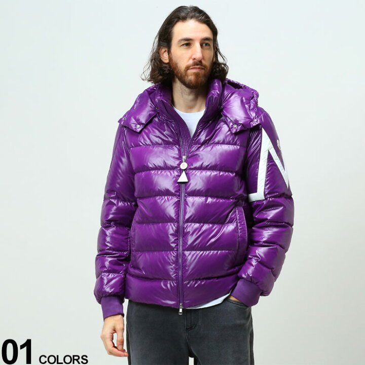 楽天市場】MONCLER (モンクレール) Mマーク フード フルジップ ダウン 