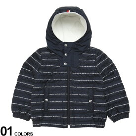 MONCLER (モンクレール) フード ミニロゴ フルジップ ライトダウン ジャケット BERGO ブランド キッズ 子供服 アウター ジャケット ブルゾン ダウン MCK1A00017595RF