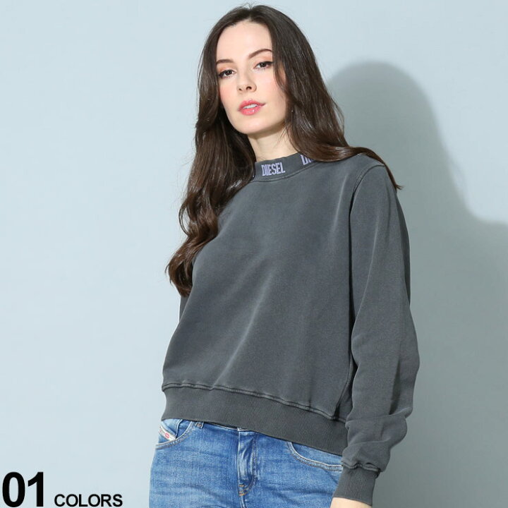 楽天市場】DIESEL (ディーゼル) ロゴ モックネック スウェットシャツ F 