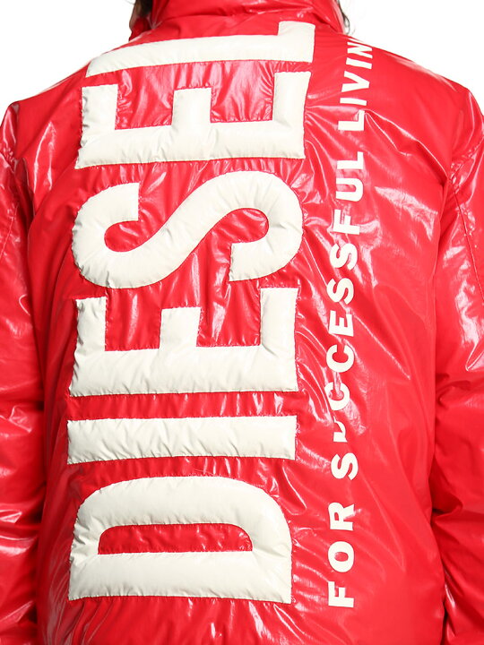 楽天市場】DIESEL (ディーゼル) リバーシブル BIGロゴ フルジップ 中綿 
