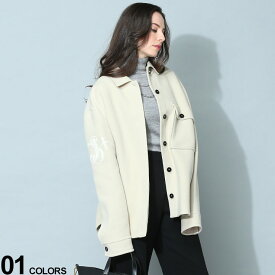 JIL SANDER (ジルサンダー) ウール ポケット シャツジャケット ブランド レディース アウター ジャケット ブルゾン 秋 冬 JLLBN0005J40031