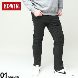 大きいサイズ メンズ EDWIN (エドウィン) 裏起毛 チェック ジーンズ 403 WILD FIRE パンツ ロングパンツ 暖パン E403WF45936