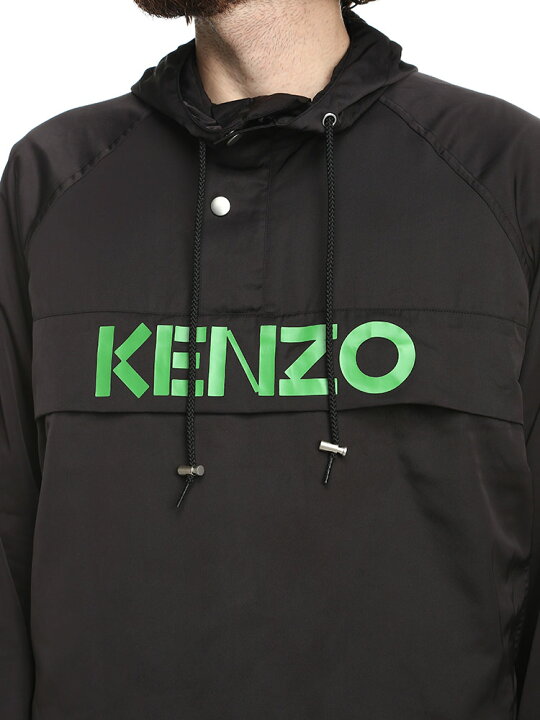 楽天市場】KENZO (ケンゾー) ロゴプリント ハーフジップ アノラック 