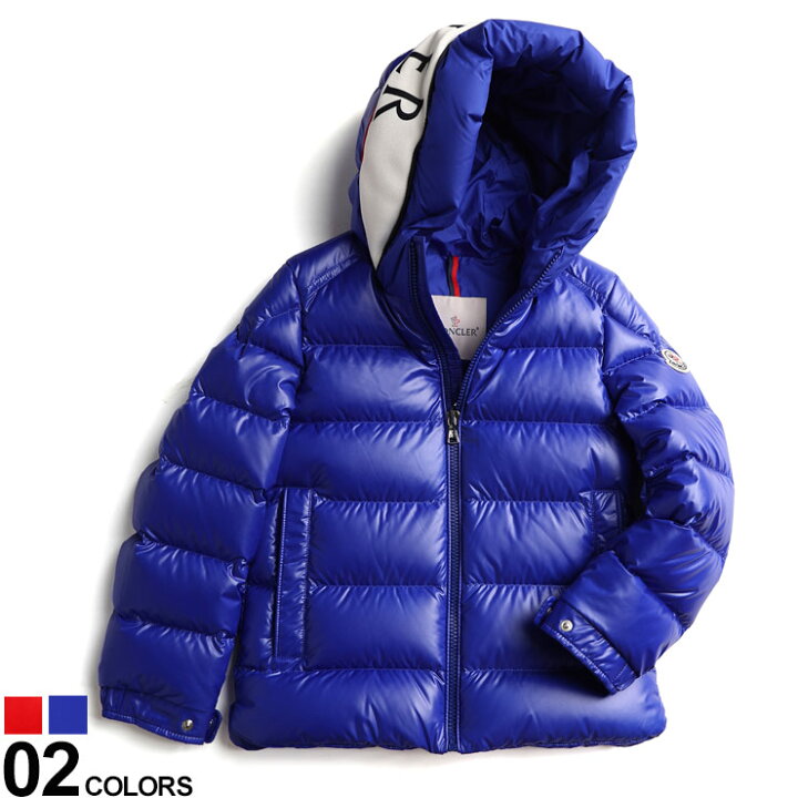 楽天市場】MONCLER (モンクレール) ロゴフード フルジップ ダウン 