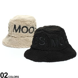 MOOSE KNUCKLES (ムースナックルズ) ロゴ ボア バケットハット COBBLE ブランド メンズ 男性 帽子 ハット バケットハット MNM32MA548
