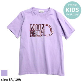 MONCLER (モンクレール) ロゴパッチ クルーネック 半袖 Tシャツ ブランド キッズ 子供服 トップス Tシャツ 半袖 シャツ 丸首 MCG8C0001783092