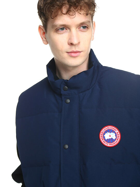 CANADA GOOSE 半袖ポロシャツ ネイビー
