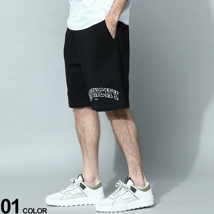 GIVENCHY (ジバンシィ) ロゴ刺繍 スウェット ショートパンツ  