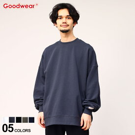 グッドウェア スウェット Goodwear トレーナー スエット 無地 2W70521 メンズ 男性 トップス クルー トレーナー プルオーバー 長袖