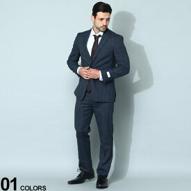 Calvin Klein (カルバンクライン) ストレッチ ウィンドウペン シングル スーツ ブランド メンズ 男性 ビジネス フォーマル スーツ チェック CKMABRY5UZ0835