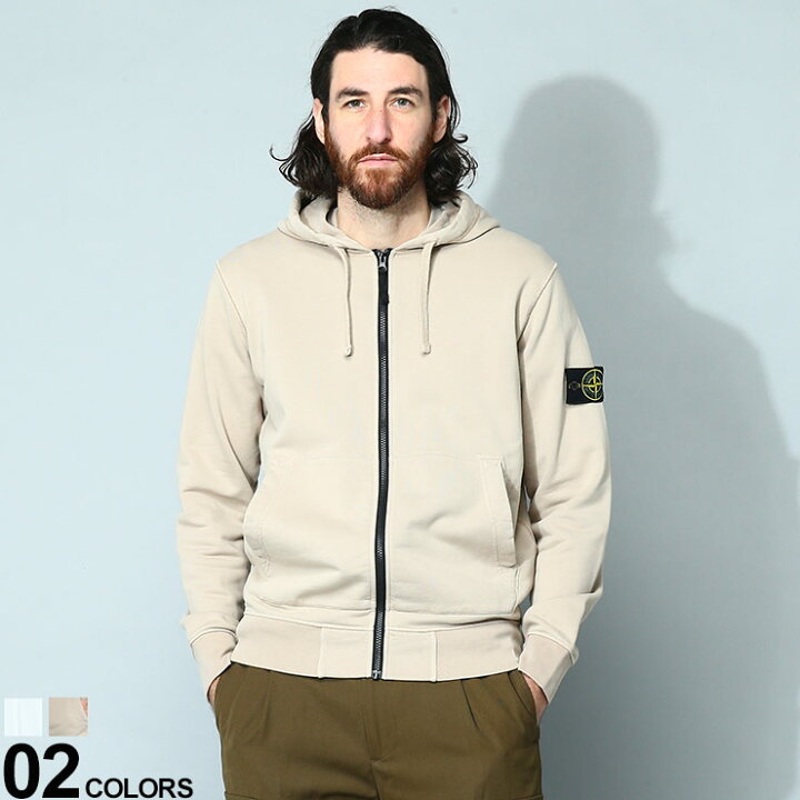 楽天市場】STONE ISLAND (ストーンアイランド) 袖ロゴ フルジップ 