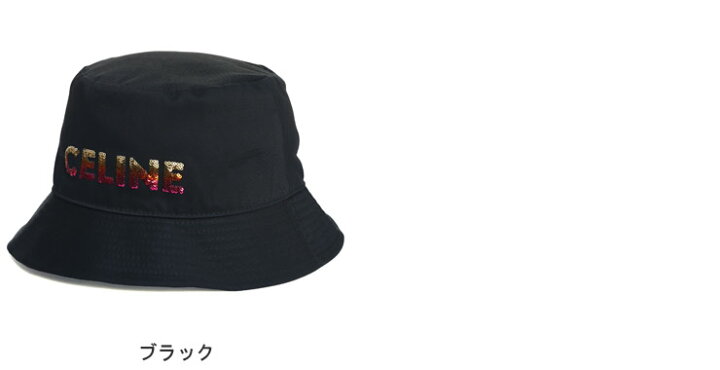 楽天市場】CELINE (セリーヌ) スパンコールロゴ バケットハット