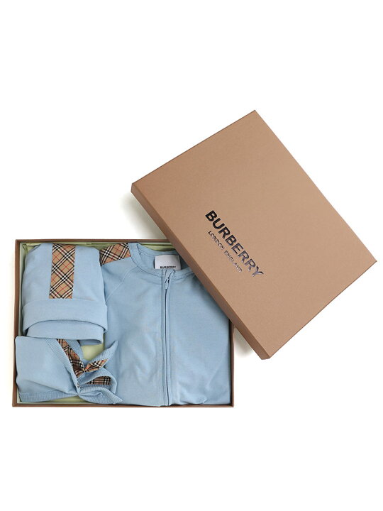 楽天市場】BURBERRY (バーバリー) チェックトリム コットン 
