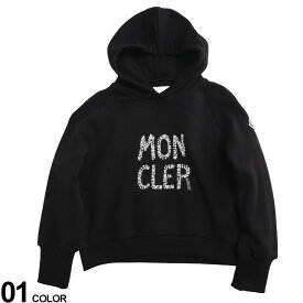 クーポン利用で3000円OFF MONCLER (モンクレール) 裏起毛 フロントロゴ プルオーバー パーカーブランド キッズ 子供服 トップス パーカー プルパーカー フード MCG8G00006899PS