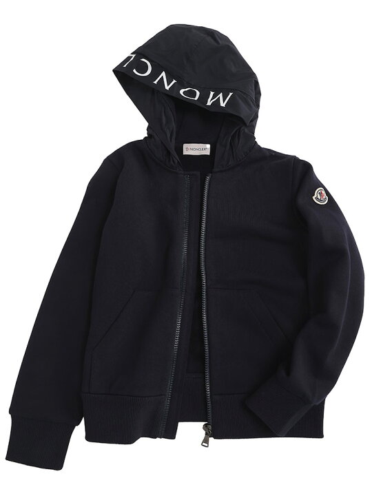 楽天市場】MONCLER (モンクレール) 裏起毛 フードロゴ フルジップ  
