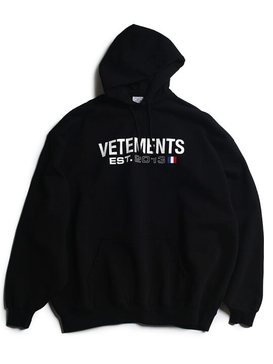 楽天市場】VETEMENTS (ヴェトモン) フラッグロゴ プルオーバー 