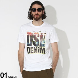 DIESEL (ディーゼル) グラフィックプリント クルーネック 半袖 Tシャツブランド メンズ 男性 トップス Tシャツ 半袖 シャツ DSA110690CATM