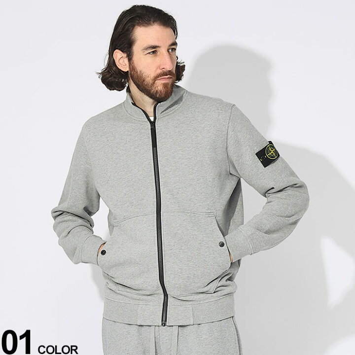 楽天市場】STONE ISLAND (ストーンアイランド) 袖ロゴ フルジップ  