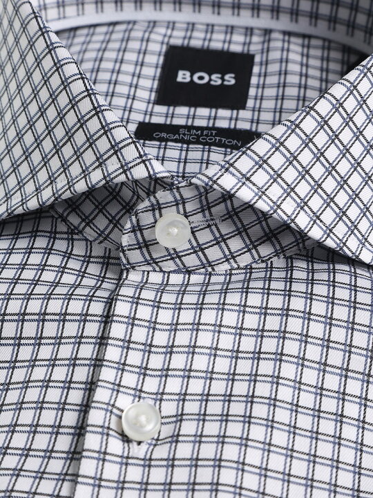 楽天市場】HUGO BOSS (ヒューゴボス) チェック コットン 長袖 ドレス 