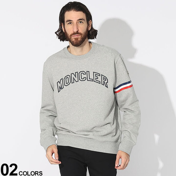 楽天市場】MONCLER (モンクレール) ロゴプリント クルーネック 