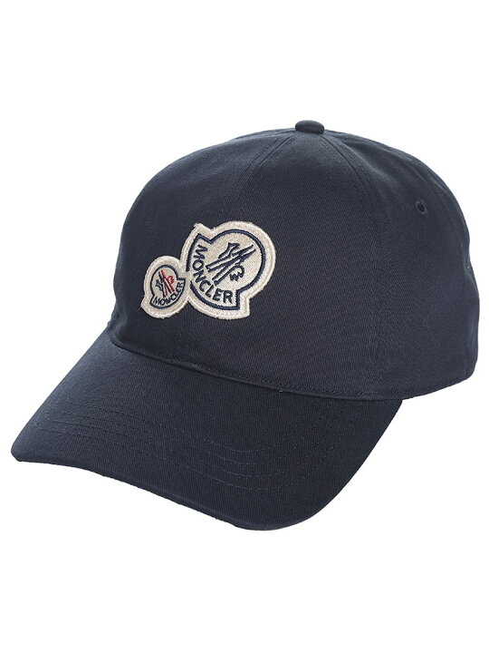 MONCLER(モンクレール) キャップ UNI美品 - 黒×白 WORLD BOXING/2023  