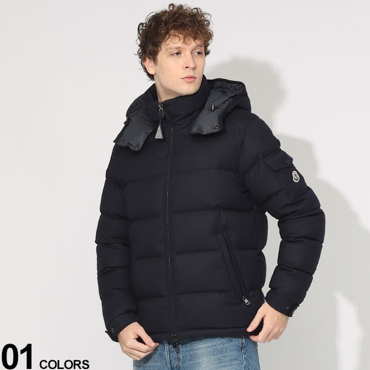 楽天市場】MONCLER (モンクレール) ウール フード着脱 パーカー ダウン  