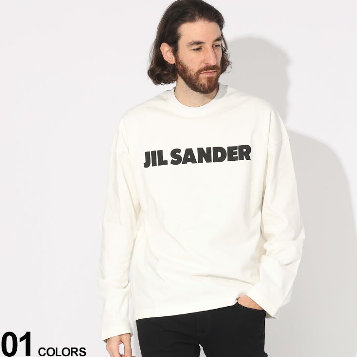 楽天市場】JIL SANDER (ジルサンダー) ロゴプリント クルーネック 長袖 