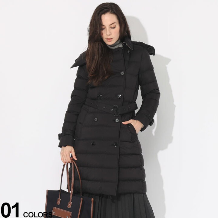 楽天市場】BURBERRY (バーバリー) ナイロン フーデッド パファーコート  