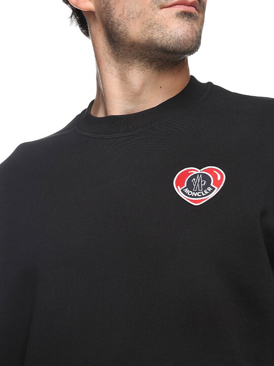 楽天市場】MONCLER (モンクレール) ハートワッペン クルーネック  