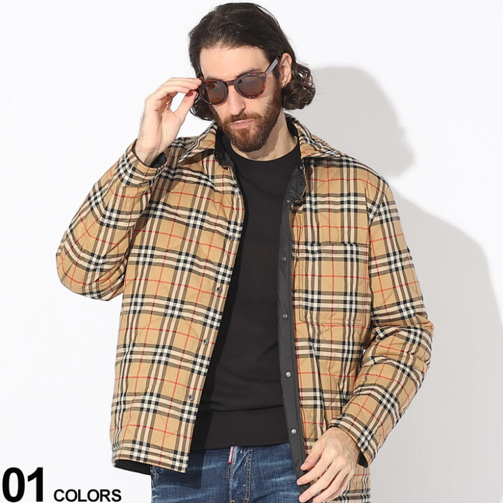 楽天市場】BURBERRY (バーバリー) チェック キルティング リバーシブル  