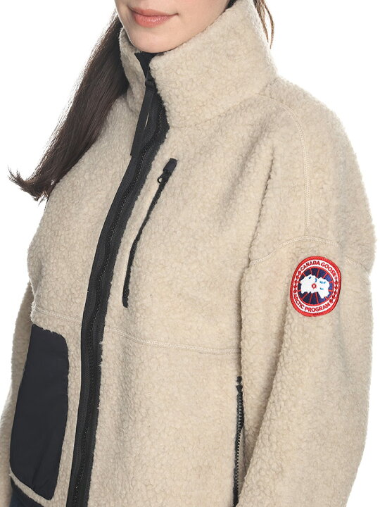 楽天市場】CANADA GOOSE (カナダグース) ボアフリース フルジップ 