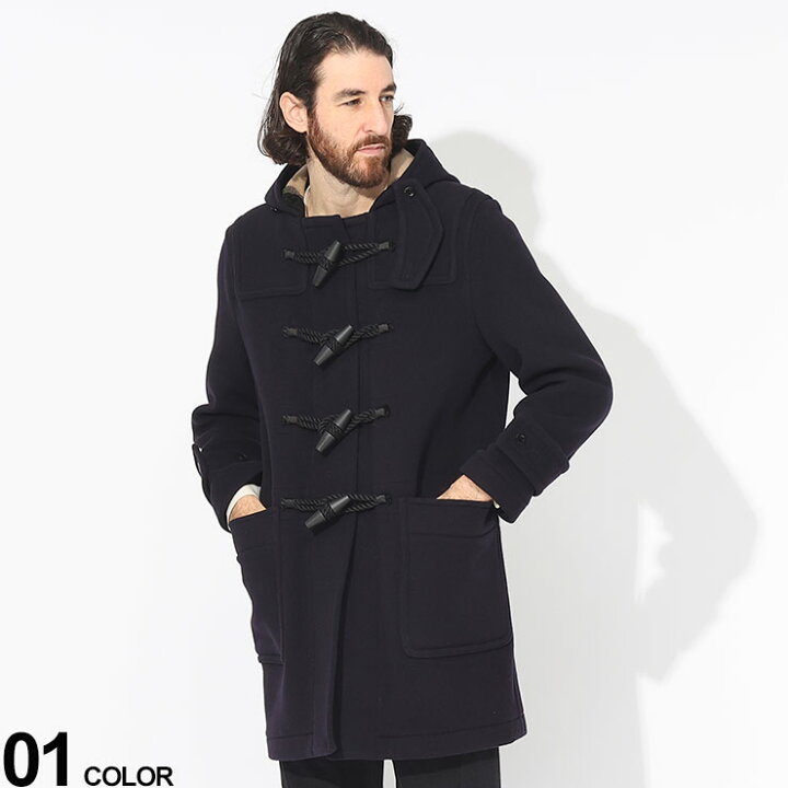 楽天市場】BURBERRY (バーバリー) ウール 裏チェック ダッフルコート 