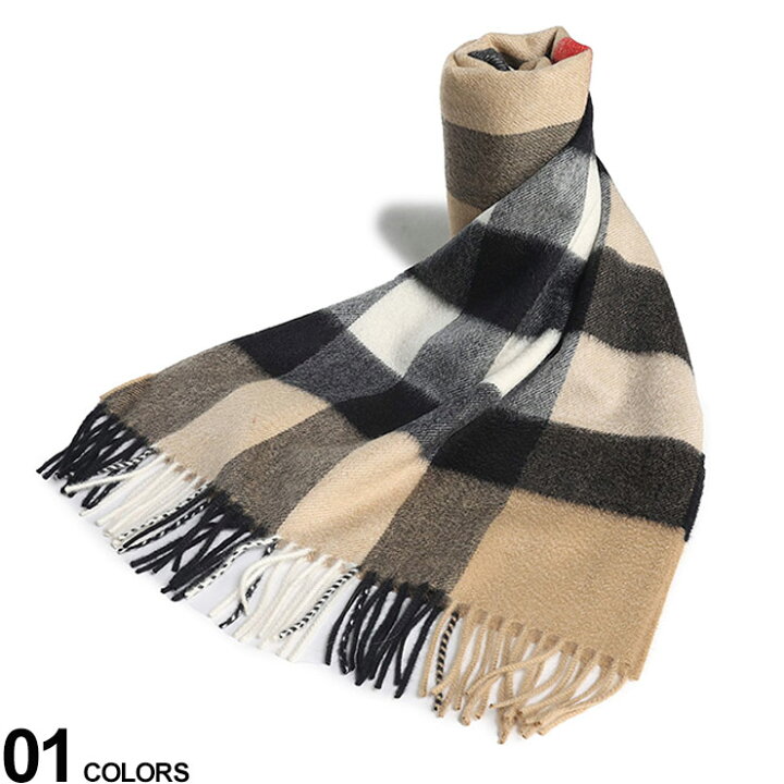 楽天市場】BURBERRY (バーバリー) チェック カシミアスカーフブランド  
