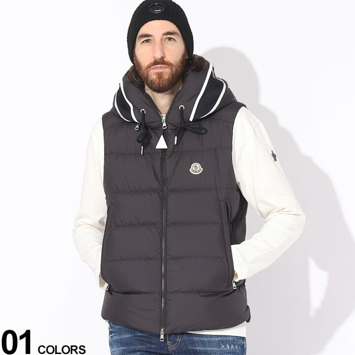 楽天市場】MONCLER (モンクレール) フードロゴ フルジップ  