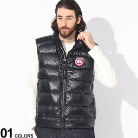 CANADA GOOSE (カナダグース) フルジップ ライトダウン ベスト Crofton Vestブランド メンズ 男性 アウター スタンド インナーダウン 防寒 CG2229M