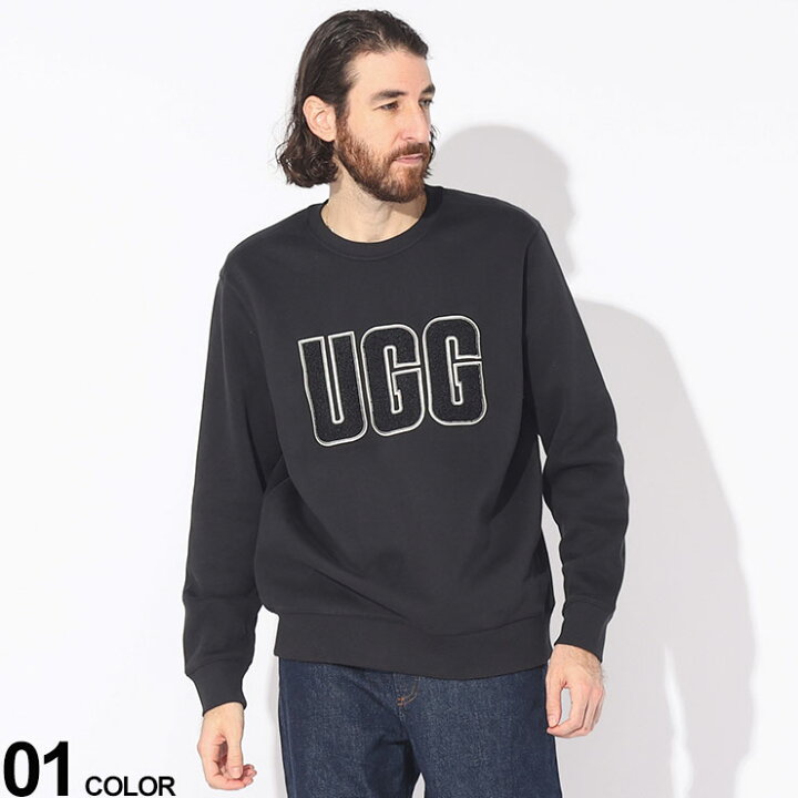 楽天市場】UGG (アグ) 裏起毛 クルーネック トレーナー Logo Crewneck 