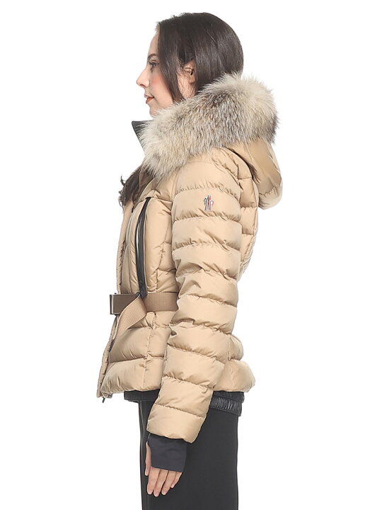 MONCLER モンクレール ANGERS アンジェ ファーフード ベルト付き  